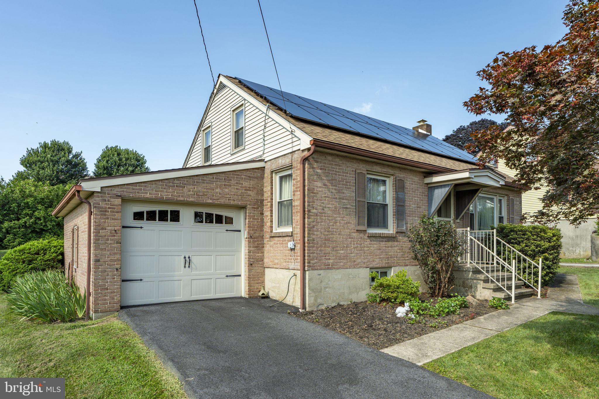 AUCTION DATE - MONDAY, AUGUST 25, 2025, AT 4 PM. LISTED PRICE IS AN OPENING BID ONLY AND IS NOT INDICATIVE OF THE FINAL SALE PRICE. REAL ESTATE: 1½ sty. brick/vinyl house w/1232 SF finished area, eat-in kitchen w/raised panel cabinets, pantry & appliances, living rm. w/ picture window, 4 bdrms., 1½ baths, laundry, partial open banister stairs, full bsmt. w/outside entrance, gas heat w/solar system, central AC, insulated/tilt windows, covered side porch, rear covered patio 16x32, attached 1-car garage & utility shed 10x12 all on level .23 Acre rural lot w/ deep rear yard, public water & sewer. NOTE: Owner moved to retirement quarters & motivated to sell! Ideally located custom solid built brick house & may need some fresh cosmetics. Ideal for investment or residence & economical to own. Convenient location, minutes to Robesonia, Wyomissing, Sinking Spring & Reinholds. Easy access to Rts. 422 & 222. Terms 10% down, balance 60 days or before. Personal inspection by appointment or open house Sat., August 16 & 23 from 1 to 4 PM.