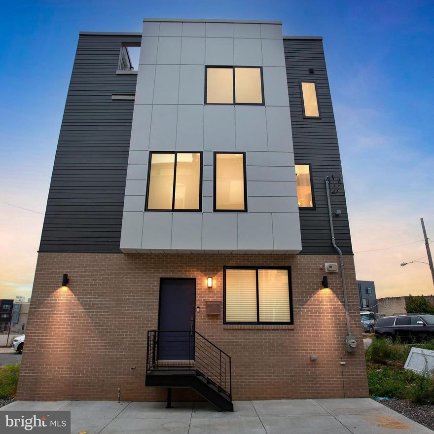 BACK ON MARKET.... Buyer's mortgage fell thru 
NEW CONSTRUCTION SINGLE FAMILY HOME -- BRAND NEW EVERYTHING!!  3 spacious bedrooms with tons of closet space & built-ins, 2 oversized full baths and a powder room. Second floor laundry with washer/dryer, open living/dining layout, third floor wet bar, kitchen with stainless steel appliances & plenty of cabinet space, ample storage, wood floors throughout, high-end finishes; the list goes on... private back patio, roof deck with unobstructed skyline views.  Location is convenient to Temple University, public transportation, shopping/dining/nightlife in Fishtown - Frankford Ave & Girard Ave, Germantown Ave, and much more.  Schedule a tour today - MUST SEE in person. 10 year tax abatement approved