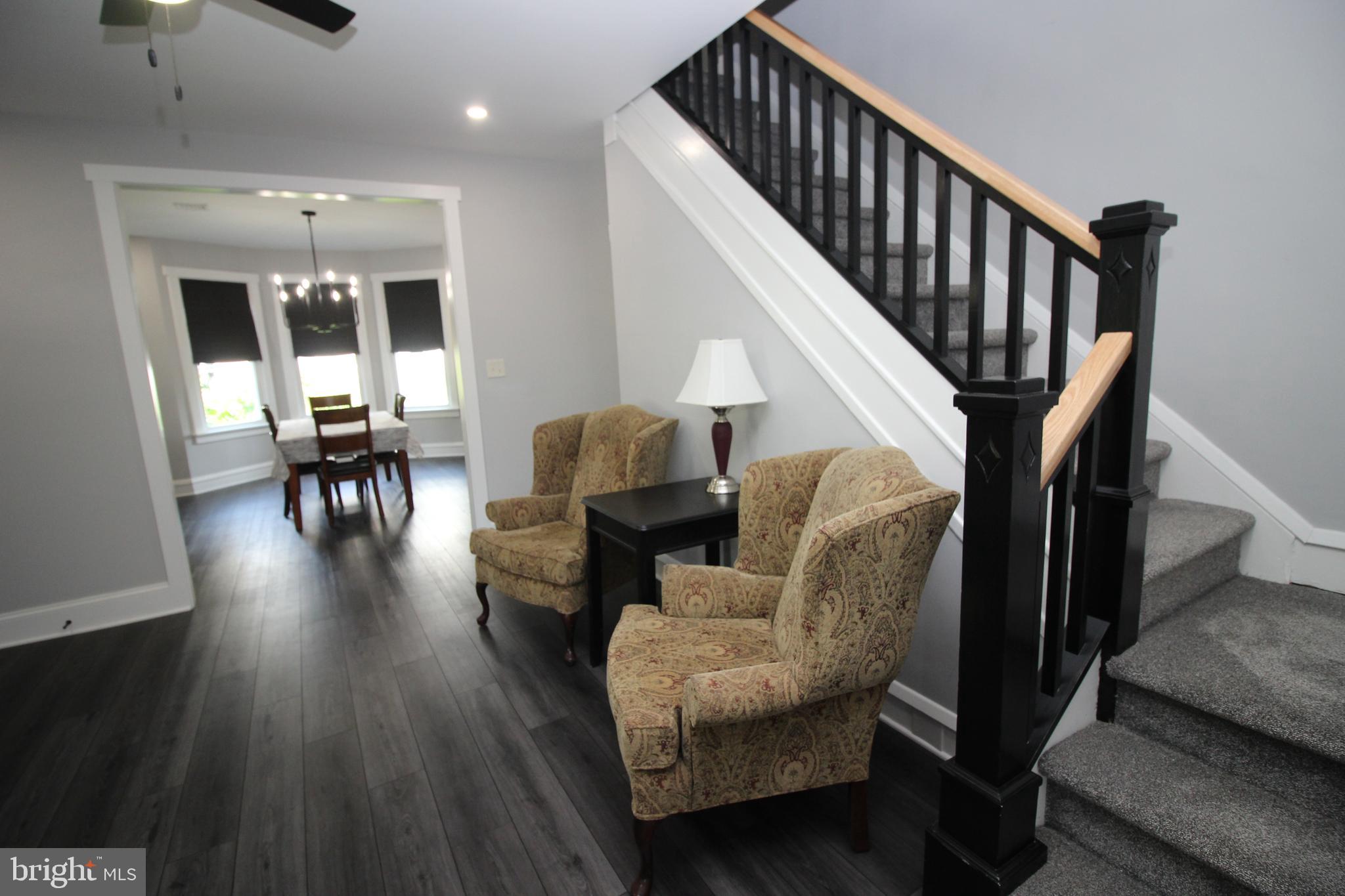 Completely renovated interior. Granite counter top kitchen has an open wall to the dining room.
Dining room has an exposed brick wall. All new windows. Central Air on all three floors. Gas hot water heat new 1/22. New 200 amp circuit breakers and panel. 26x8 covered front porch. Rear deck 7x5. Both upstairs
bathrooms has heat in the floor. second laundry in basement. 3 sheds in backyard 13x7 13x6 and 20x12.
Carpet and tile. Ample parking in the driveway. Open house 6/14 from noon to 3. With all the upgraded this will not last long. North Penn Schools. Full basement with walk out steps. The gas heat has 3 separate Zones
The community has 2pools. Hope you