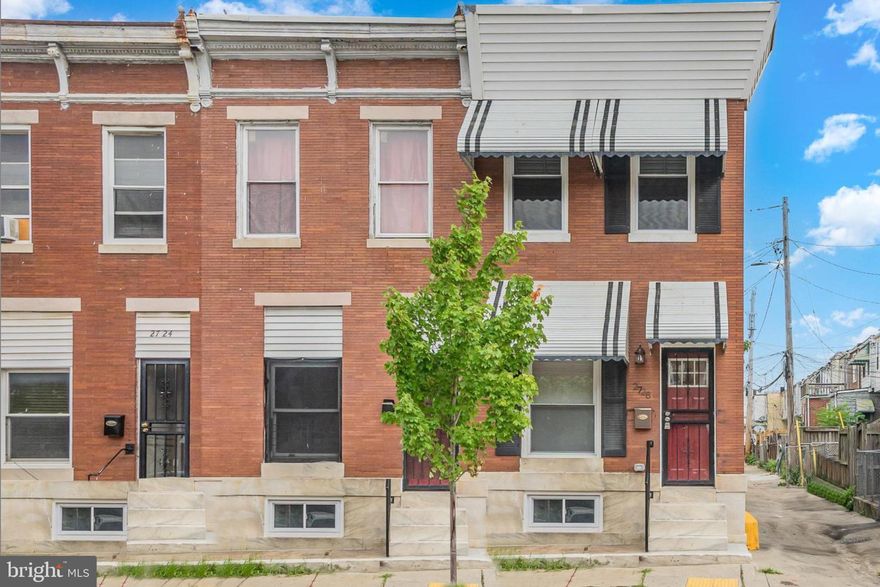 Beautiful 3 level home 5 minutes from John Hopkins Hospital and the highway .