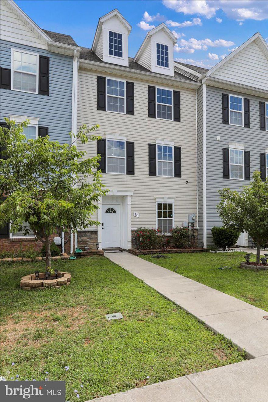 PRICE REDUCTION! Welcome to this stylishly appointed 3-level townhouse, offering a perfect blend of comfort and contemporary living. This home presents a wealth of features ideal for a growing family or those seeking ample space and convenience. As you enter, you are greeted by a spacious family room, complemented by a cozy bedroom and a full bath, providing a private retreat for guests or family members.  Ascend to the second level, and find  a generously sized living room featuring a stone veneer accent wall and crown moulding throughout. A convenient half bath on this level, with a well-appointed eat-in kitchen boasts ceramic tile flooring, granite countertops, and stainless steel appliances, perfect for culinary enthusiasts. Step outside onto the oversized deck, ideal for outdoor dining or relaxation, extending your living space seamlessly. Upstairs you will discover three spacious bedrooms and two full baths. The master bedroom features an en-suite bath, ensuring comfort and privacy, while the additional bedrooms are versatile for children, guests, or home office use. Outside, enjoy the privacy provided by a vinyl fence and a convenient outdoor storage shed located under the deck offers ample space for tools and equipment, keeping your living areas clutter-free. Conveniently situated in Inwood Village, this townhouse offers proximity to I-81 for easy access to VA and MD.