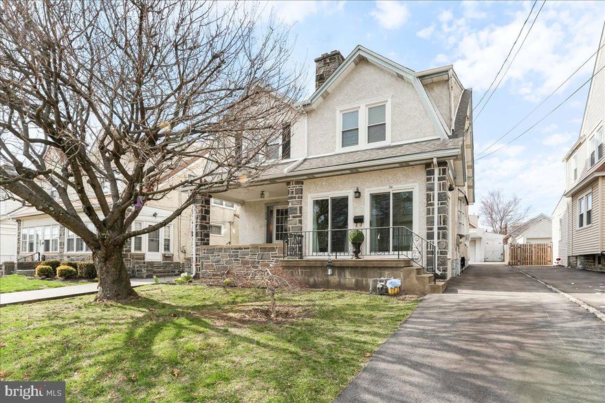 Opportunity is knocking!  Welcome to 116 Harding Ave in one of the most desirable neighborhoods in all of Havertown.  Arrive to your private drive and detached garage.  Enter through one of the newer sliders to an amazing front porch with abundant light, perfect for a playroom or office.  Continue to the massive living room and be wowed by the original gleaming hardwood floors, huge picture window and straight through to the spacious dining room.  The kitchen offer an amazing chance to customize it to your liking over time.  A powder room and laundry hooks up complete this level in the rear of the home.  Make your way upstairs to find three large bedrooms with custom blinds and hardwood floors.  The pristine hall bathroom services this level.  Don't miss the walk up attic with limitless possibilities, potential 4th bedroom or office.  All this and more, the basement offers additional space with bar and gas fireplace/heater!  Last but not least, enjoy your coffee on the covered rear deck!  Brand new electric service and wiring gives you peace of mind.  Do not miss the chance to own this gem.  Schedule your appointment today or visit our open houses this weekend, Saturday and Sunday 12:00-2:00.