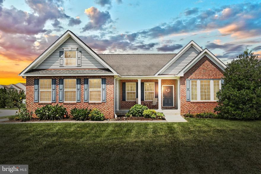 Welcome to this beautifully maintained 4-bedroom, 3 full bathroom rancher, ideally situated near the PA/MD line, offering convenience, comfort, and room to grow.
Enjoy a bright and inviting living room with hardwood floors, abundant natural light, and a cozy gas fireplace. The large dining room is perfect for hosting gatherings with family and friends...
The kitchen has beautiful tall wood cabinets, large pantry and lots of counter space  for food prep and  a practical layout.
The primary suite provides a private retreat with walk-in closets and a spa-like bathroom with jetted tub, separate shower, and dual sinks.
This home offers  over 1,900 sq ft of living space not  including a partially finished basement featuring a full bath and office or bedroom. There is plenty of unfinished space for your personal touch—whether it's a home gym, media room, or play area.
Step outside to a covered composite deck offering an ideal space for relaxing or entertaining. The deck leads to a spacious yard ready for outdoor enjoyment.
Don't miss this opportunity to own a move-in-ready home in a prime location with space, flexibility, and charm!