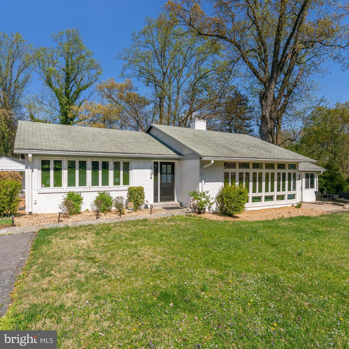 Multiple offers received! Discover your new haven at 1736 Overlook Drive in the serene Hillandale community! This gorgeously renovated mid-century home offers 2 bedrooms and 1.5 modern bathrooms, all sprawled across over 1,500 square feet of stylish living space. Nestled on an expansive .74 acre lot, the property provides ample room to breathe and connect with nature.
Step inside to find a welcoming living area complete with built-ins, high ceilings and a wall of windows that flood the home with natural light. The newly renovated open kitchen features sleek quartz countertops, stainless steel appliances, a huge center island, wine fridge, subway tile backsplash, and shaker cabinets. Off the kitchen you'll find an elegant dining room with another full wall of windows and a sunroom perfect for a home office. Down the hall are two spacious bedrooms and an updated full bathroom.
Additional features include a powder room, ceiling fans, recessed lighting, built-ins, updated Anderson windows and a newly insulated attic making the home more energy efficient. The detached garage has a brand new roof with electricity and a large stone tile patio complete this delightful home. With no HOA and proximity to Safeway, Starbucks, and Hillandale Park, this gem is a must-see!