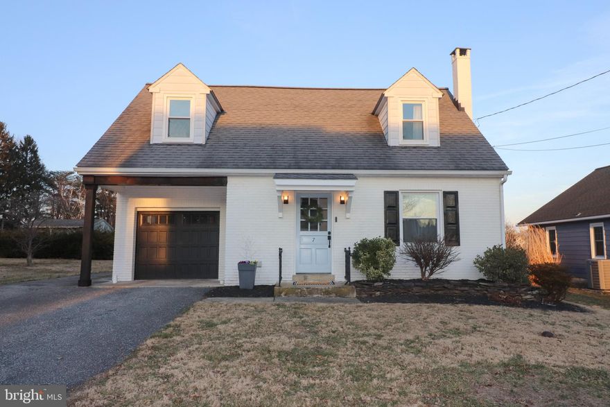 Adorable Lampeter-Strasburg Single Cape Cod. Updated throughout with beautiful new white kitchen with Quartz countertops, new windows, refinished hardwood floors + new vinyl plank flooring. 3 Bedrooms with charachter galore! Updated main bath with tile/glass shower + shiplap. New A/C. Layout is amazing with tons of light and views onto covered porch with open backyard, firepit area, partially finished basement, new garage door. Not many homes like this one!!