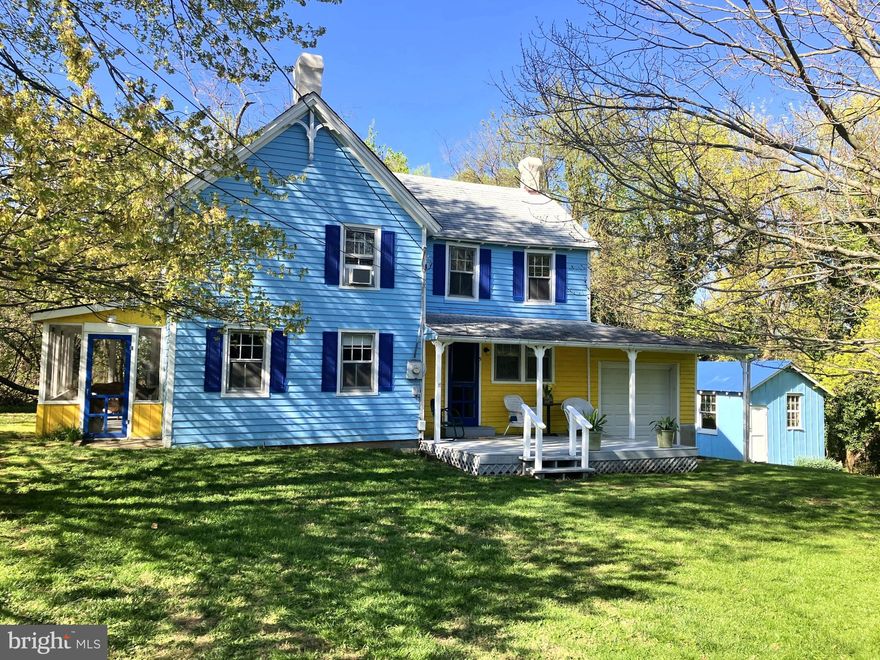 Welcome to Honeysuckle Lodge at Betterton Beach.  Tucked away on a private 1.4 acre partially wooded lot, this charming home is an easy stroll down the street to beautiful Betterton Beach -  the best and biggest sandy, nettle-free Bayfront beach in Kent County.  Other close-by amenities include a community park with tennis courts, basketball courts and a childrens playground, a community dock, public beach bath house,  a public  roofed picnic pavillion and a new  beach side farm-to-table gourmet restaurant.  

 This colorful  National Folk style house  retains its vintage ambiance  and features wood floors throughout, a large eat-in country kitchen, formal dining room with brick fireplace, a  pantry, a screened-in side porch  and partially roofed front porch, a secret" hidey place"  room above the kitchen and  an attached single car garage that presently houses a laundry area.   The property also includes a 24'x12' windowed outbuilding adjacent to the house that originally served as a kitchen for preparing local crab feasts,  The  building  has  double  entry doors,  wood flooring, electric outlets and  a wood stove  and could easily  be converted into a convenient, comfortable private office or studio space.  The home is being sold fully furnished and move-in ready  - just in time  to start enjoying Betterton Beach this summer! 

This property affords buyers several use options including  primary residence, second home or  long  or short-term rental property.  Downsizers will appreciate its affordability, managable size and proximity to major metropolitan areas including DC, Wilmington and  Baltimore.  Folks seeking a pleasurable vacation home will love its casual style and proximity to many local amenities and tourist attractions and will find  its small town/beach front  atmosphere relaxing, invigorating  and enjoyable.  Investors will find a ready to rent property and ample supply of people actively seeking B&B accomodations year-round.  Whatever your property purchase objectives may be, come check out Honeysuckle Lodge.  It may  just turn out to be exactly what you are looking for.
