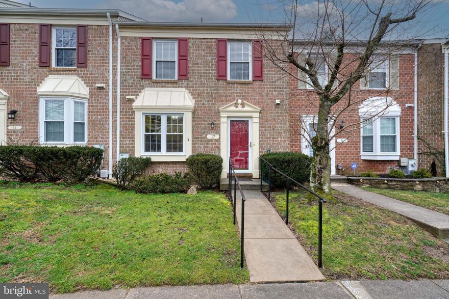 Nestled in the McDonogh Township this townhome is one of the few that offers a full greenspace view from the rear with an updated deck making it an attractive view providing more elbow space not being on top of your neighbor. As you enter this brick front you will be greeted by an eat-in-kitchen with granite and stainless appliances plus a first-level powder room followed by the living and dining area with sliders to the deck. The upper level with a vaulted ceiling has three bedrooms with one being a primary suite with an updated walk-in shower. The lower level has a full bath rough-in, a large utility area, and a family room with a fireplace and sliders to the rear yard. The HVAC and water heater have been updated.
