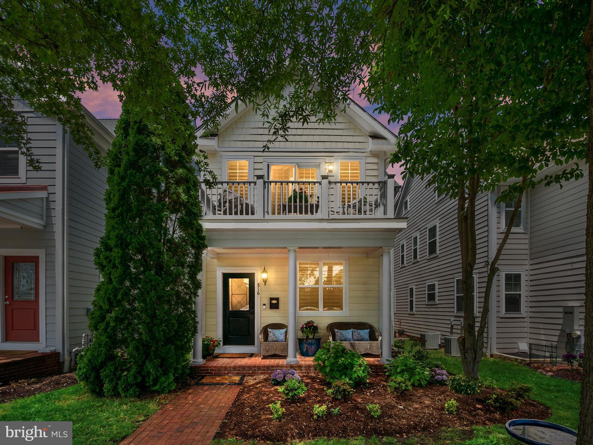 Welcome to 816 Bay Ridge Avenue, a beautifully maintained 4-bedroom, 4.5-bath home located in Eastport’s coveted Sailor’s Quay community. Offering over 3,300 square feet of refined living space, this home blends modern coastal style with everyday convenience—just minutes from downtown Annapolis, marinas, and top-rated restaurants. Built in 2012, the home features an open-concept layout with hardwood floors throughout, fresh paint, premium trim, and a gourmet kitchen with granite countertops, stainless steel appliances, and a gas cooktop. The spacious main level is ideal for both casual living and entertaining. One of only a few homes in the community with a full-size ELEVATOR servicing all three levels, this residence is ideal for those seeking long-term comfort and accessibility. The oversized primary suite includes two large walk-in closets and a spa-like bath. A second en suite bedroom on the upper level—located next to the elevator—offers a convenient option for guests or multi-generational living. The finished lower level includes a full bath and is pre-plumbed for a future beverage center. An adjacent unfinished area is ready for a 5th bedroom, home gym, or office. Additional features include a 2-car garage, extra parking, Hardie plank siding, multiple decks, excellent storage, and great natural light throughout. Low-maintenance living with a $150/month HOA—this is Eastport living at its finest.