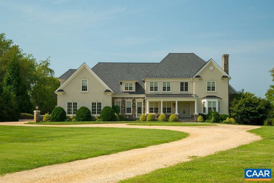 In the heart of Keswick Estate, this distinguished residence brings together scale, design, and an exceptional setting. Offering more than 9,000 finished square feet with five bedrooms, seven full baths, and two half baths, the home is designed for everyday living and continuous entertaining. A dramatic entry hall opens to well-proportioned formal dining and sitting areas, as well as a large great room and kitchen suited for hosting. The chef?s kitchen and breakfast room are complimented by terraces overlooking manicured grounds and the fairways of Full Cry?s Hole 3.  The main-level primary suite provides a private retreat with dual closets, its own dedicated laundry, a sitting area, and a spa-like bath. Upstairs, three ensuite bedrooms and a generous bonus room offer comfortable accommodations for family and guests. The terrace level is thoughtfully finished with a media room, game room, bar, and an additional suite. A home gym, saltwater indoor pool, spa, and sauna create a true wellness centerpiece.  Ownership in Keswick Estate affords a rare connection to Keswick Hall, where championship golf, Marigold by Jean-Georges, and resort amenities are available within one of the region?s most established private communities.,Fireplace in Basement,Fireplace in Great Room,Fireplace in Study/Library