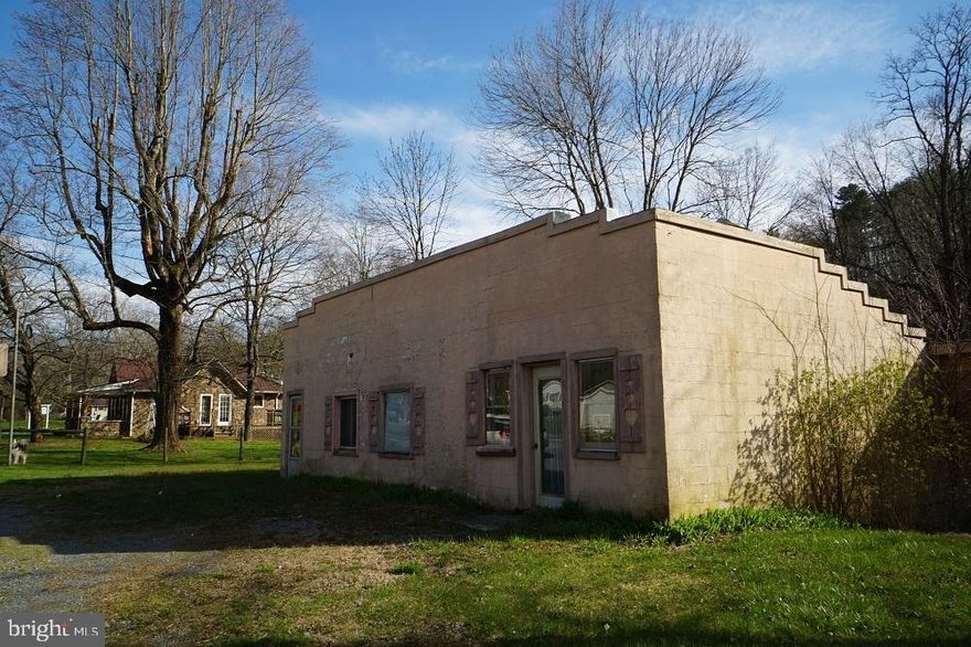 Great location for a small business along US Rt 33 in Brandywine!  Would work as a residence as well.  Just needs a little TLC.  Nice size, mostly level lot w/storage building.