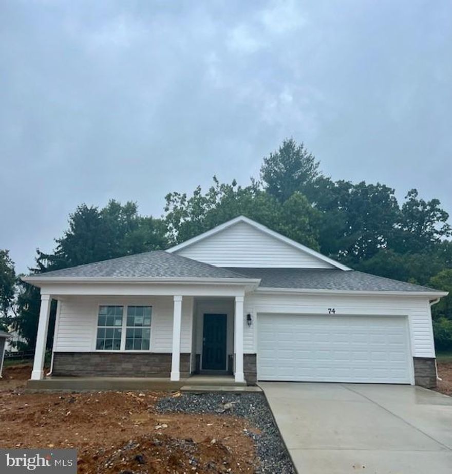 This inviting Neuville floor plan offers the perfect blend of style & functionality, all on a single level for your comfort and convenience.  This spacious home boasts 4 bedrooms & 2 full bathrooms, providing ample space for family living.  The open floor is designed for effortless entertaining. A generously sized kitchen island with elegant granite countertops serves as the centerpiece for both culinary creativity & casual dining.  LVP flooring in the main area and carpet in the bedrooms. An oversized 2-car garage includes automatic opener. Thoughtful planning includes rough-ins for future ceiling fans in the family room & bedrooms, allowing you to customize your comfort.  This home is one-level living combining practicality with a touch of elegance.  Don't miss out on the opportunity to make this beautiful house your new home.  Call Now!