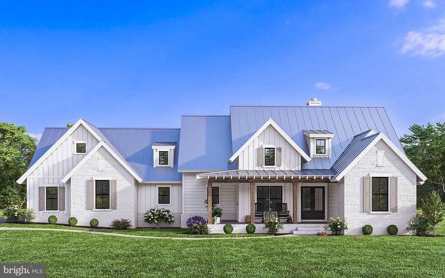 Welcome to BearClaw Estates, an exclusive new community in Berkeley Springs, WV offering quality construction, private 2-acre homesites, and a prime location just minutes from downtown Berkeley Springs. Introducing “The Chesterfield,” a thoughtfully designed ranch-style home situated on a private 2-/+ acre lot within this high-end community . Construction to start soon. This home features a total of 4 bedrooms, 3.5 bathrooms, and a dedicated office space. The main level offers 3 bedrooms and 2.5 bathrooms, while the upper level includes an additional private bedroom and full bathroom, perfect for guests or flexible living space. The home also features open-concept living and a 2-car garage. Interior features include luxury vinyl plank flooring throughout the main living areas, a spacious living room with gas fireplace, and a beautifully designed kitchen complete with a large center island and gas stove. Great for everyday living and entertaining. The open floor plan offers a functional layout with modern finishes and comfortable living spaces throughout. A Sunset Water Treatment System conveys with the property. Exterior features include a landscape package and decorative lamp post located at the end of the driveway. BearClaw Estates offers an elegant community entrance while providing privacy, open space, and a peaceful country setting. Conveniently located near downtown Berkeley Springs, known for its historic charm, natural mineral springs, dining, shopping, parks, and vibrant arts community. This exceptional property combines modern comfort with scenic surroundings and limited availability in one of the area’s newest communities.