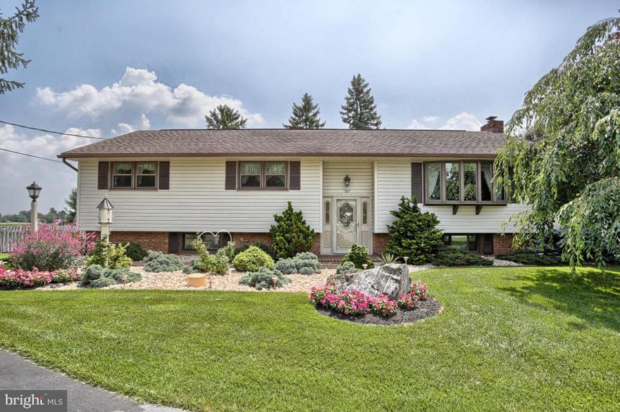 Views for miles from this 3 bedroom home on Lookout Lane in Lititz. Spacious rooms, finished lower level with fireplace and 2 car garage. Screened in large deck, in ground pool and well landscaped .70 acre lot. Two wells with valves to house and pool is 26,000 gallons.