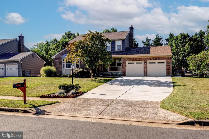Welcome to 405 Drew Court - a thoughtfully renovated, move-in ready home in the sought-after Glen Heather neighborhood! This five-bedroom home is situated on a premier cul-de-sac lot that features a fully fenced-in backyard with custom patio & built-in firepit – perfect for gathering on these brisk fall evenings! The main level features a sizable family room, formal dining area, living room with a wood-burning fireplace and an open kitchen and breakfast area. Sliding glass doors lead to the deck that overlooks your private backyard. The upper-level of the home includes the primary bedroom with en-suite bath, walk-in closet and secondary closet. Three guest rooms and a renovated bathroom complete the upper level. The fully-finished, walk-out basement includes an open rec area with plenty of closets for storage, the 5th bedroom (or office) and a full bathroom. The yard features lush plants and bushes, a storage shed and a new playground! This home features several recent updates, including, but not limited to a new roof (2023), newly painted interior (2023), new HVAC system (2022), fully renovated bathroom on upper level (2022), new playground that conveys (2022), new faucets (2022) and primary bathroom refresh (2022). Other recent updates in the past few years include a kitchen refresh with new countertops and recessed lighting (2021), new sliding glass doors on main level and lower level (2021), custom hardscaped patio with built in firepit (2020), stone front porch and steps (2020), concrete driveway (2020), new flooring throughout (2019), new garage doors (2018), all new exterior siding (2018) and new stainless steel kitchen appliances (2018). Come see for yourself all that this home and community have to offer!