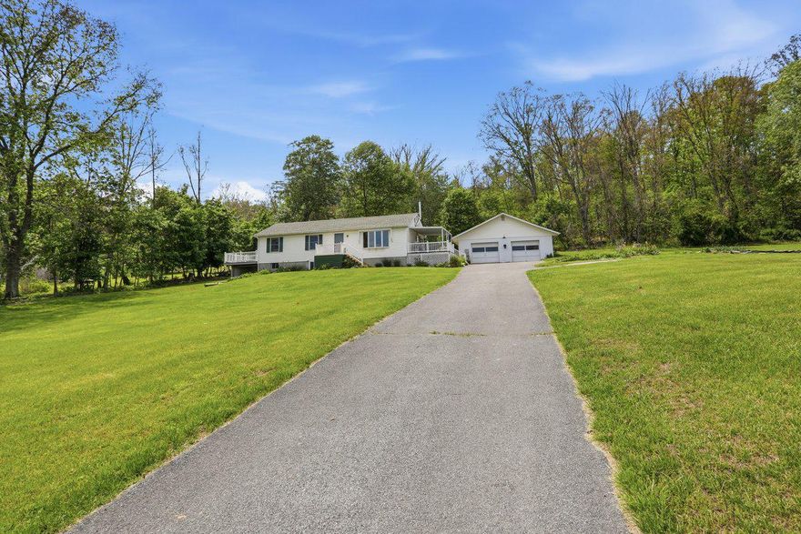 LAND - LAND - LAND!!!! OVER 18 AC (18.79 AC to be Exact!!) Live in the NEWLY REMODELED Home as you BUILD MORE!! Rancher Style Home for EASE of Living! BUT - With a TWIST; Seller(s) have made this Gem SHINE - the NEW Kitchen is Breathtaking!! 37.5x80 Inch Marble-Granite Island is the ANCHOR of the MAIN Living Area! OPENING UP the Conversational Flow, BEAUTY, and Natural Light on the Whole 1st Level! From the Farm-House Sink you can Overlook the Back Yard -OR- Turn Around and Peer out the HUGE Bay Window to the Front, just across the Living Room! Like the "Small Neat Things?" - this home is outfitted with a Whole House Fan; Cooling your Summer Days the Charming Way!! If Natural Light INSIDE is not the Best, then Enjoy it OUTSIDE on (1) of (3) Decks / Porches!! Front, Side (Off Bedroom #2) or Covered Side by Garage; We have a Location for ANY Hobby!! Sun Bathe, Read a Book, or just RELAX - We (won't) tell YOU what to do!! DON'T GO BY SQFT- GO BY FEEL OF THE HOME; This Lil' Betty has a Basement that will SHOCK YOU Space wise!! Recreational Room has a Wood Stove for the Chilly Nights or Pull out a Game as you finish the Laundry in your LARGE & Cute Laundry Room w/ Modern Style Door! If you do not wish to go to the (1,200 SQFT ) Garage to Tinker - Pick (1) of (2) Workshop Spots in the Basement and be Happy as can Be! DARE TO DREAM - this Property can MAKE IT HAPPEN!!! ATV, Hike, Build, Wonder, Explore - & MORE!! We Welcome YOU Home!! NEW(er) Roof, NEW HVAC System, NEW Hot Water Heater & NEW Wood Stove & Chimney!!