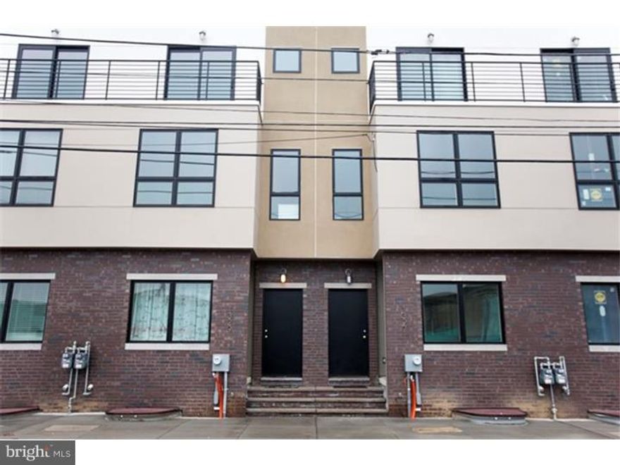 Cutting Edge new construction homes at the epicenter of three of the City's most vibrant neighborhoods.  A stroll away from dozens of Restaurants, Pubs and SEPTA ! These incredible homes feature garage parking, ROOF DECK, 3 Bedrooms, 3.5 Baths, 10 year TAX ABATEMENT pending, hardwood floors, recessed lighting and many eye-popping luxury finishes throughout!! The SMART & SLEEK design of these beautiful homes is second to none. Designer kitchens include Quartz counter tops, stainless steel appliances, and gorgeous 42" cabinets. The bathrooms are luxurious with tile and stone floors and walls, glass shower doors and designer fixtures! Additional features: Two outdoor spaces, roof deck with City views, GARAGE PARKING, dual zone HVAC (damper system),10 year Tax Abatement pending and much, much more!! Ask about Wet Bar option upgrade.  Part of The Town Homes at Liberties North HOA! Ask your Realtor for brochure and floor plans. Do not miss this opportunity! Visit our Model Home and/or Meet the Builder!! 1310 N Hope street homes do NOT have finished basements. WET BAR upgrade avail at cost of $4850