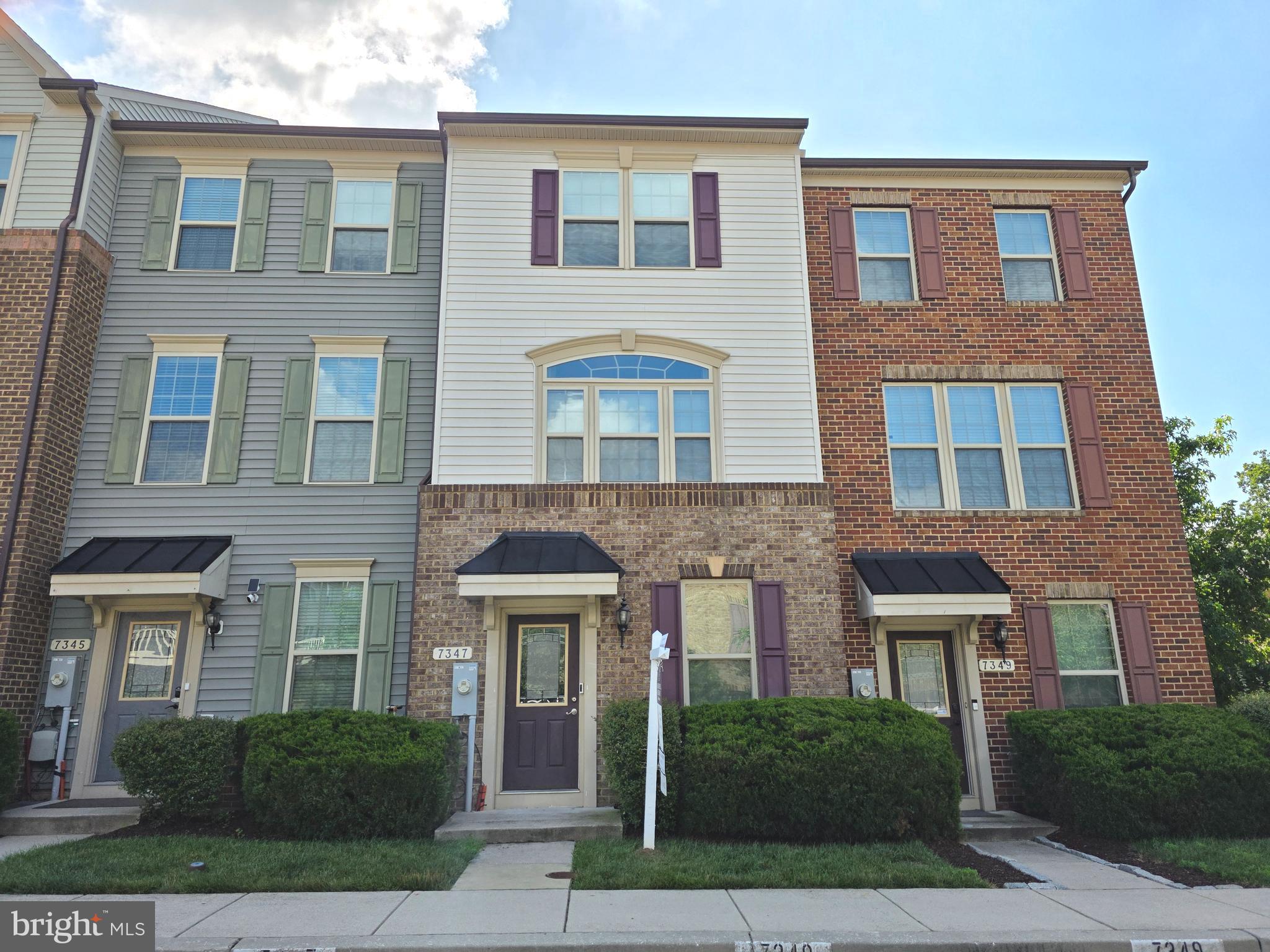 Brick front, three-Level Townhome in Hanover’s Parkside Community - known for its premier amenities including a community center, outdoor swimming pool, and scenic walking trails - with almost 2.000 s.f. of living space! **$10,000 decorator allowance/closing help for contract in July!!**
The entry level features a welcoming foyer, open to the sitting room, a spacious recreation room that can easily serve as a third bedroom, complete with an attached full bathroom, and sliding glass doors that open to the backyard.
Upstairs, the main level showcases an open-concept layout perfect for entertaining. Enjoy a gourmet kitchen with a large center island, stainless steel appliances, and a sunny dining area, and access to the rear deck. The living room offers plenty of space, and the whole main level has hardwood flooring.
On the upper level, you'll find two bedrooms, the generously sized primary bedroom with its own private en-suite bathroom, plus a hallway full bathroom and a conveniently located laundry area.
Don't miss out on this one! This is located just minutes to Fort Meade and major commuting routes, shopping, and dining.