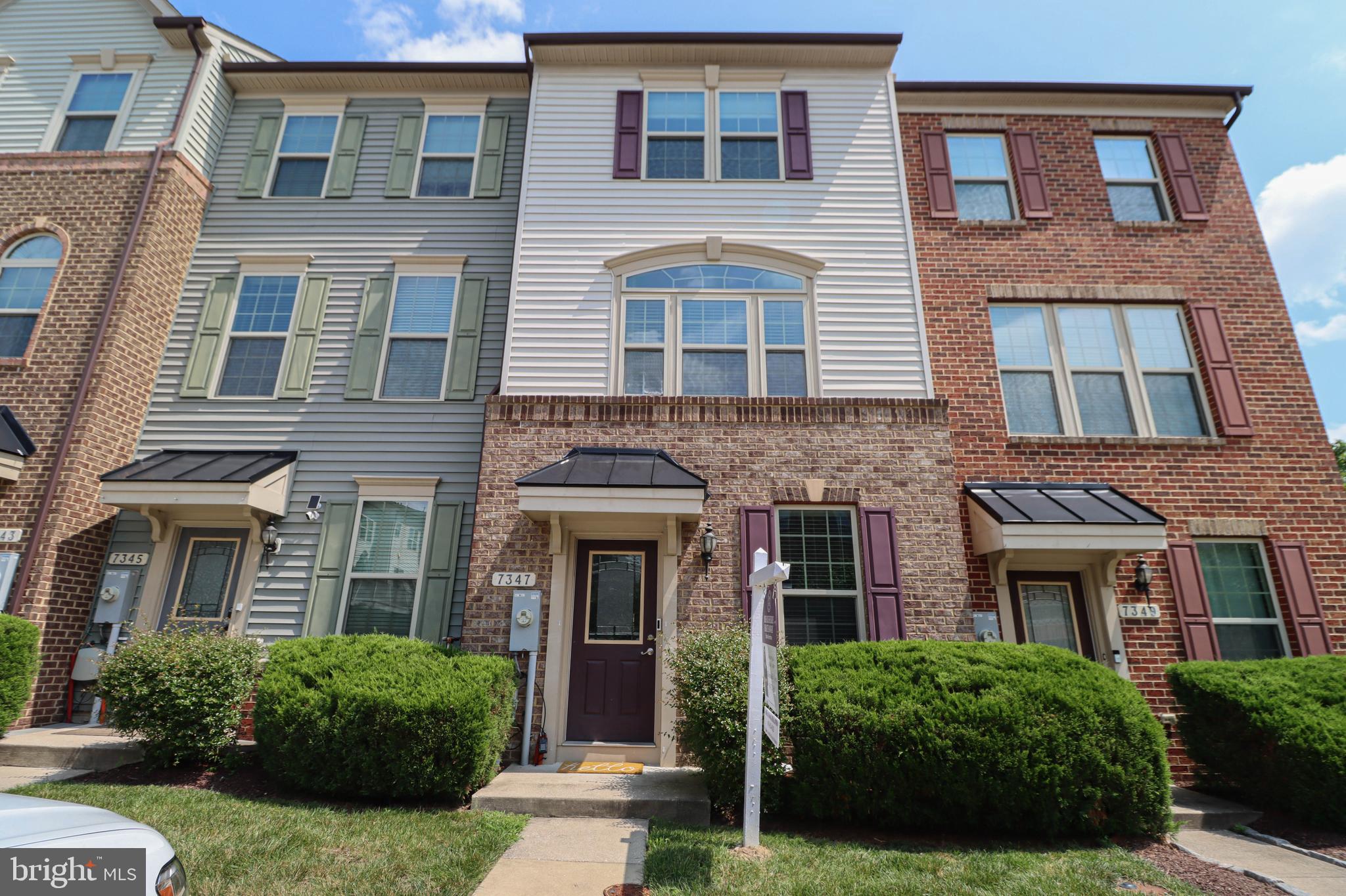 Brick front, three-Level Townhome in Hanover’s Parkside Community - known for its premier amenities including a community center, outdoor swimming pool, and scenic walking trails - with almost 2.000 s.f. of living space! **$10,000 decorator allowance/closing help for contract in July!!**
The entry level features a welcoming foyer, open to the sitting room, a spacious recreation room that can easily serve as a third bedroom, complete with an attached full bathroom, and sliding glass doors that open to the backyard.
Upstairs, the main level showcases an open-concept layout perfect for entertaining. Enjoy a gourmet kitchen with a large center island, stainless steel appliances, and a sunny dining area, and access to the rear deck. The living room offers plenty of space, and the whole main level has hardwood flooring.
On the upper level, you'll find two bedrooms, the generously sized primary bedroom with its own private en-suite bathroom, plus a hallway full bathroom and a conveniently located laundry area.
Don't miss out on this one! This is located just minutes to Fort Meade and major commuting routes, shopping, and dining.
