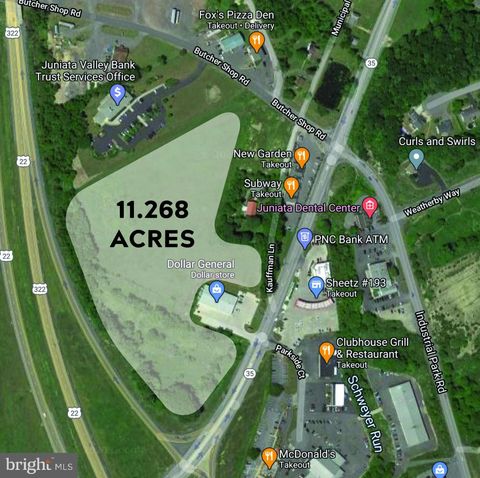 Vacant Land For Sale - US ROUTE 322 AND ROUTE 35 Kauffman Lane<br/> MIFFLINTOWN, PA 17059