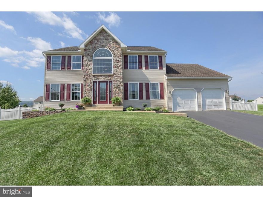 Step inside this well-manicured, four bedroom home that boasts attention to detail from top to bottom. Crisp white kitchen cabinets and clean lines topped with custom granite, under mount sink and stainless steel appliances are all situated within an open floor plan.  There is a separate dining area, living room and spacious family room for entertaining and get togethers.  No one will feel crammed with the openness and size of each living area.  The entire home has been completely updated with stylish d cor, colors and fixtures.  Master bedroom has a separate bathroom complete with large shower and soaking tub. If more room is needed for future growth, there is a full basement with blank canvas awaiting.  Also featured at this beautiful home is a large rear yard completely fenced-in and large patterned patio with retractable canvas awning. Some upgrades to call out are the new front and rear entry door, new garage doors, new air condenser, level 4 granite upgrade, tile floors and fixtures to name a few.  Contact me today for a tour.  This is a top notch home in an awesome community with professionals alike. Fridge, chandelier, custom kitchen table and some furnishings included with acceptable offer.