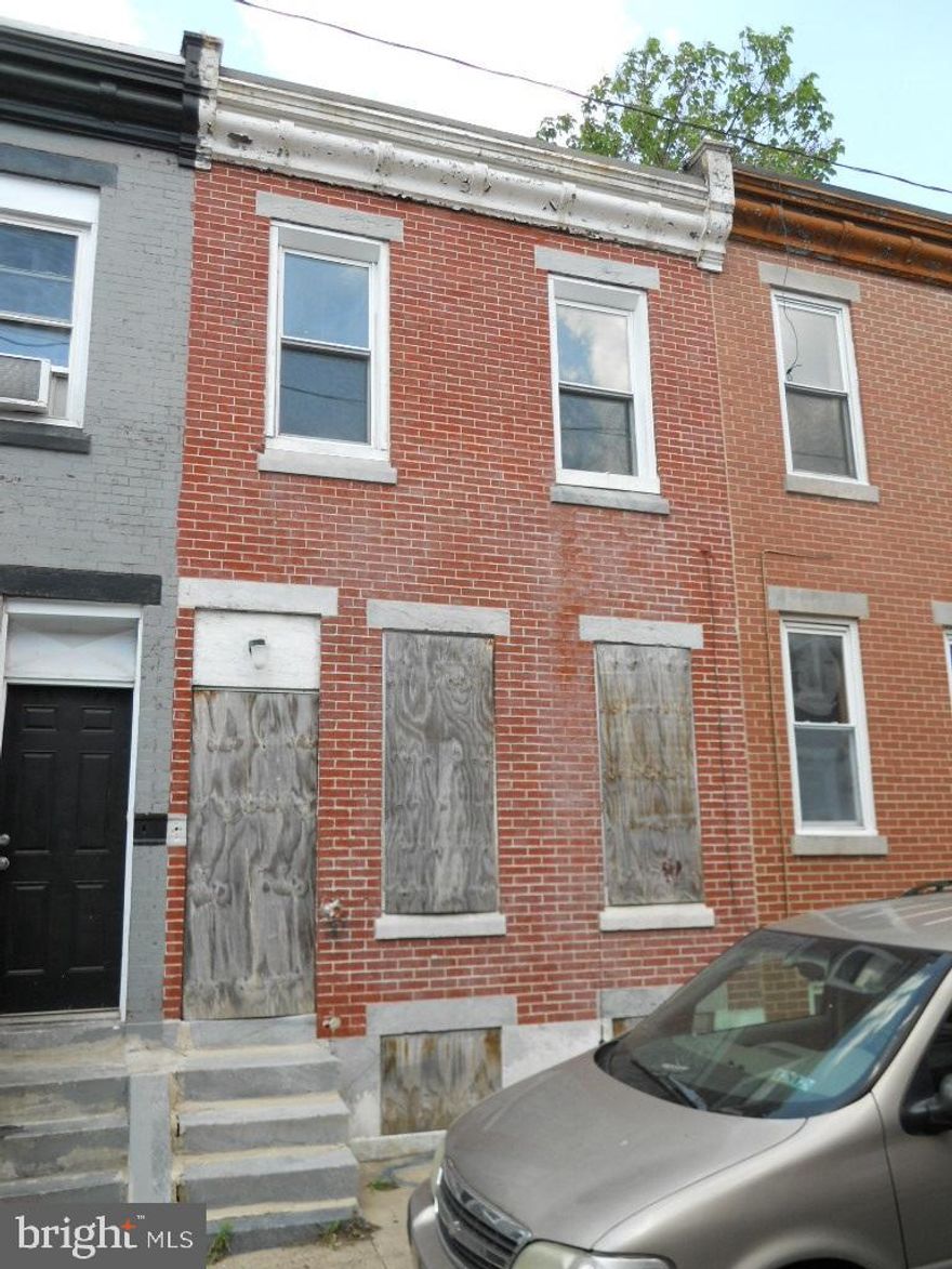 Fantastic opportunity to be a part of the transformation of the lower North Philadelphia area. This is an investment area identified for growth. Invest now in this 2-story townhome zoned as RM-1 Residential Multi-Family 1. Needs major renovations, exterior inspection only, no entry allowed. Property being sold as-is, where-is. Floor sketch provided for reference and is deemed reliable but not guaranteed. Surrounded by newer construction and is close to public transportation, schools, amenities and employment opportunities. Important - please review purchase offer instructions and disclosures or contact to receive a copy.