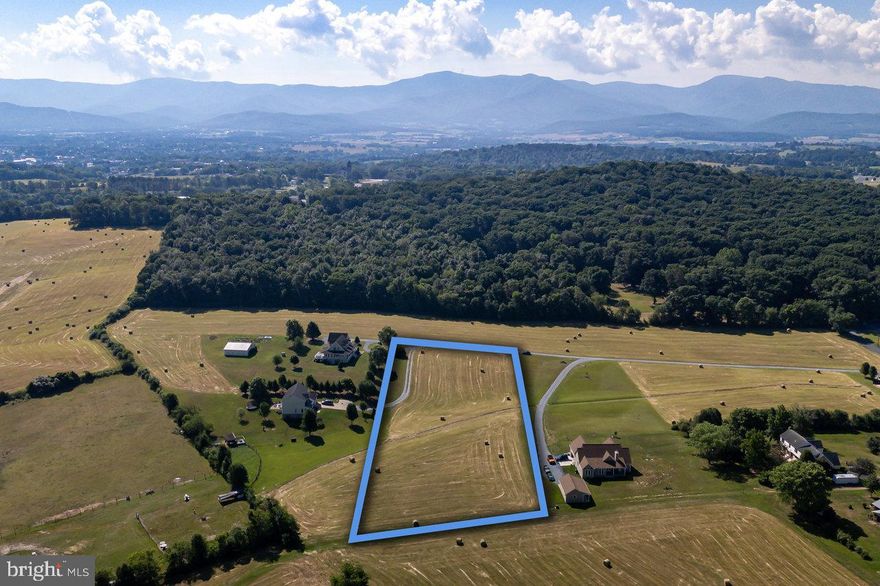 Perfect Location - 2.54 acre lot, with a 4 Bedroom Certification letter, to build your forever home located just past the Luray Caverns with beautiful mountain views. Public water available.