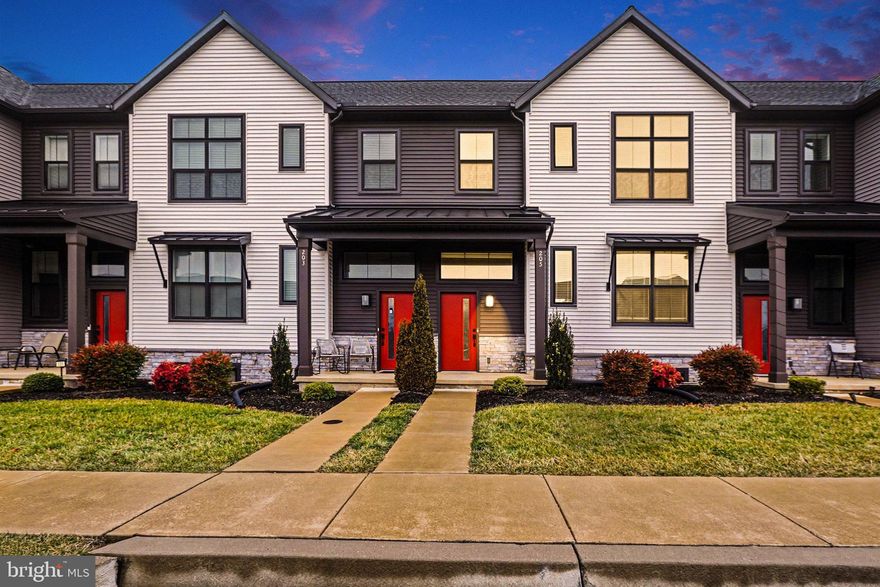 Welcome to this beautifully maintained, like-new townhome built in 2020, ideally located in the heart of Mechanicsburg Borough. Offering 3 bedrooms, 2.5 bathrooms, and nearly 1,900 square feet of living space, this home blends modern design with everyday comfort.

The main level features an open and airy floor plan with durable vinyl plank flooring throughout the living, dining, and kitchen areas—perfect for entertaining or daily living. The kitchen is a standout with quartz countertops, tile backsplash, stainless steel appliances, a large center island, and pantry storage. Just off the rear-entry one-car garage, enjoy easy access and a private patio for outdoor relaxation.

Upstairs, you’ll find all three bedrooms, two full baths, and a conveniently located laundry room. The spacious owner’s suite includes a large walk-in closet and private bath with a double vanity and stall shower. A full, unfinished basement offers plenty of storage and future finishing potential.

You'll find custom blinds throughout both levels. 

Located within the growing Legacy Park community, Madison Court is designed for connection and convenience with planned walking trails, green space, retail, and more—all just minutes from Route 114 and major commuter routes.

This one is truly move-in ready and coming to market soon—don’t miss your opportunity to call it home.