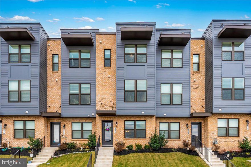 $5000. Closing Cost Help with acceptable offer by 10/31/2025! Price reduce $32,600!
Step into contemporary comfort and upscale living in this nearly new 4-bedroom, 4-bath townhome, located in the coveted Renn Quarter community of Frederick. Built just three years ago by DR Horton, this striking residence boasts one of the builder’s most sophisticated exterior designs and is perched on an elevated premium lot—granting you uninterrupted views of lush open space and long-term privacy with no future development in front.
Inside, the smart multi-level layout blends flexibility with refined style. The entry level includes a full bedroom and bathroom, making it an ideal spot for a guest suite, home office, or private retreat. Upstairs, an additional bedroom with a Murphy bed provides multifunctional space—seamlessly shifting from a productive work area to a cozy guest room. The top floor is home to two generous bedrooms, including the serene primary suite with its walk-in closet and ensuite bath.
The heart of the home—a light-filled, open-concept main level—features a showstopping kitchen with high-end finishes, abundant storage, and an oversized island tailor-made for entertaining.
Enjoy effortless outdoor living on the extended deck, where you can take in sweeping views and savor quiet moments. As a Renn Quarter resident, you'll also have access to incredible amenities including a resort-style clubhouse, fitness center, pool, dog park, and scenic walking trails with a direct path to downtown Frederick—just a mile away.
With lawn care and landscaping handled by the HOA, this home offers stress-free living in one of Frederick’s most dynamic and connected neighborhoods. Don’t miss your chance to own this standout property—schedule your private tour today!