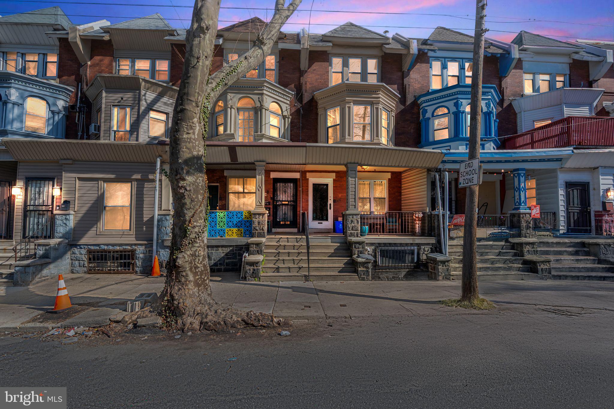 Don’t miss this amazing investment opportunity! This fully occupied triplex sits directly across from Malcolm X Park, is conveniently located near the 52nd Street strip, and is just minutes from Baltimore Avenue. All three units are accessed from the shared front porch.
Unit 1 is a one-bedroom, one-bath unit leased through June 2025. It offers access to the basement and a private rear yard. The unit features original hardwood floors, a living room up front, a spacious tiled kitchen, a middle bedroom and a modern bath.
Units 2 and 3 share an entry door but each occupies its own full floor. Unit 2, leased through March 2026, features original hardwood floors, a spacious living room with a bay window, and a generously sized tiled kitchen.
Unit 3, leased through July 2025, offers the new owner the opportunity to keep reliable tenants or make some cosmetic repairs to increase rent and build more equity.
The large basement is great for storage and houses all utilities.
This is a fantastic opportunity for both new and seasoned investors to enjoy steady rental income in a prime West Philly location with a well-managed triplex. Schedule your showing today!