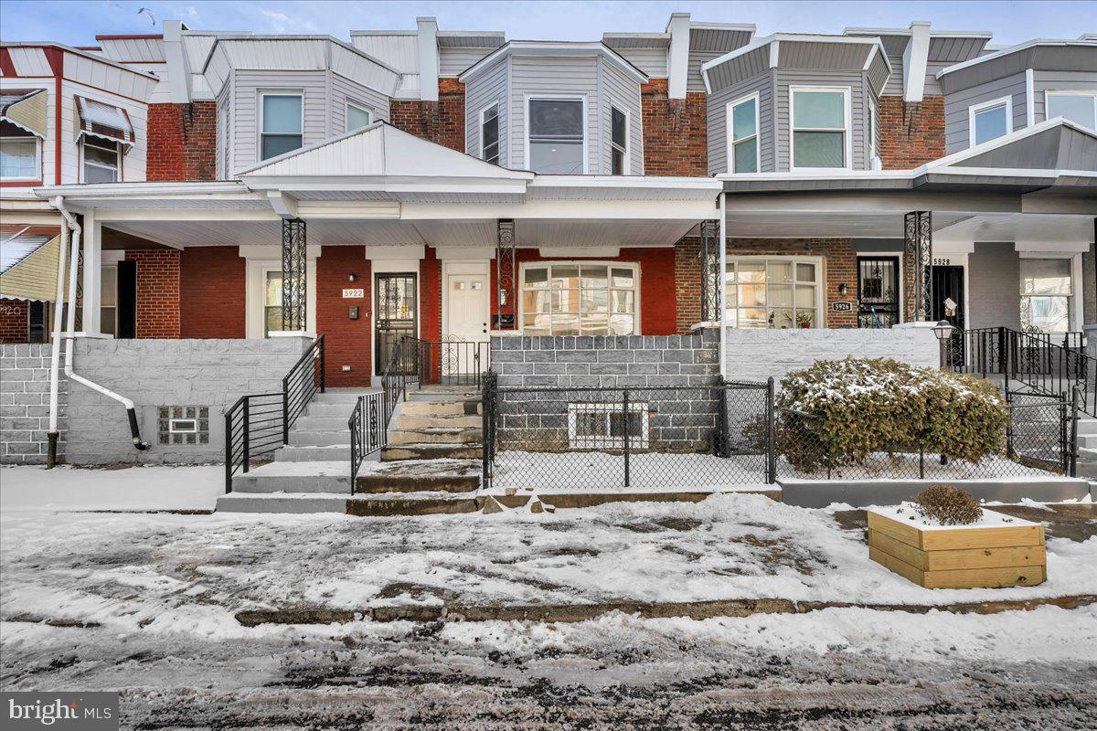 Welcome to 5924 Irving Street, a beautifully renovated 3-bedroom, 1.5 bathroom home nestled in the heart of Philadelphia's charming Cobbs Creek neighborhood. Step into the bright, open-concept main floor that effortlessly combines the living area and eat-in kitchen. The kitchen is a chef's dream, featuring a central island with breakfast bar seating, sleek stainless steel appliances complemented by a stylish range hood, and attractive two-toned cabinetry. From here, you’ll have access to a cozy, fenced-in rear yard—perfect for morning coffee or evening relaxation. Upstairs, you’ll find three spacious bedrooms, along with a beautifully finished full bathroom featuring a fully tiled shower with a luxurious rain can shower head. The basement provides additional living space, ideal for a home gym, movie room, or playroom, and includes a convenient half bath and direct access to the rear yard. Cobbs Creek is a vibrant community known for its rich history and welcoming atmosphere. Nature enthusiasts will love Cobbs Creek Park, offering playgrounds, hiking trails, and recreational facilities. For dining and entertainment, enjoy local favorites such as Soulful D’lites, Keeboom’s Kitchen, and Booker’s Restaurant & Bar. Grocery shopping is made easy with nearby markets and an Aldi store just two miles away. The neighborhood also boasts excellent transportation options, with multiple SEPTA trolley lines and bus routes providing quick connections to University City and Center City. Don’t miss the chance to make this exceptional property your new home.