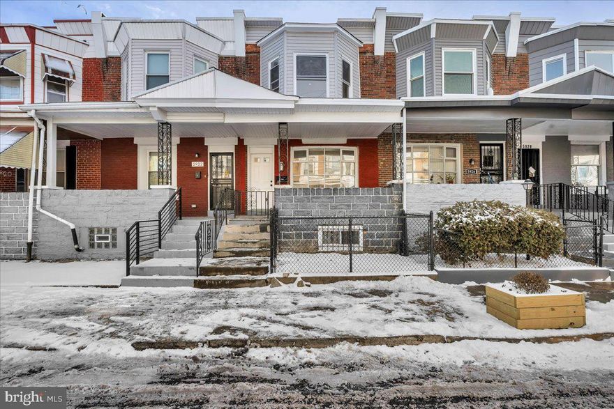Welcome to 5924 Irving Street, a beautifully renovated 3-bedroom, 1.5 bathroom home nestled in the heart of Philadelphia's charming Cobbs Creek neighborhood. Step into the bright, open-concept main floor that effortlessly combines the living area and eat-in kitchen. The kitchen is a chef's dream, featuring a central island with breakfast bar seating, sleek stainless steel appliances complemented by a stylish range hood, and attractive two-toned cabinetry. From here, you’ll have access to a cozy, fenced-in rear yard—perfect for morning coffee or evening relaxation. Upstairs, you’ll find three spacious bedrooms, along with a beautifully finished full bathroom featuring a fully tiled shower with a luxurious rain can shower head. The basement provides additional living space, ideal for a home gym, movie room, or playroom, and includes a convenient half bath and direct access to the rear yard. Cobbs Creek is a vibrant community known for its rich history and welcoming atmosphere. Nature enthusiasts will love Cobbs Creek Park, offering playgrounds, hiking trails, and recreational facilities. For dining and entertainment, enjoy local favorites such as Soulful D’lites, Keeboom’s Kitchen, and Booker’s Restaurant & Bar. Grocery shopping is made easy with nearby markets and an Aldi store just two miles away. The neighborhood also boasts excellent transportation options, with multiple SEPTA trolley lines and bus routes providing quick connections to University City and Center City. Don’t miss the chance to make this exceptional property your new home.