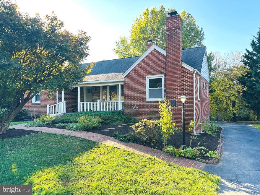 CHARM in the heart of Damascus. Well maintained brick rambler with charming front porch on large lot! It has hardwoods throughout, updated table space kitchen with walk out to large deck, spacious bonus family room with electric fireplace, UPDATED bathroom,  spacious basement with large rec room or can be a 4th bedroom with own entrance.  Walk to downtown Damascus shops and restaurants.  ** We have an in-house Maint Dept for QUICK repair response/ 24 hrs emergency.  * AGENTS read the Agent Private remarks in BRIGHT MLS please !!! APPLY on our website under Avail Rental/Apply Now.. ALL ADULTS must fill out an APP, you will be asked to upload a paystub and copy of drivers license in the app, so best to have those ready on desktop before applying. App processing take 3 business days +-.