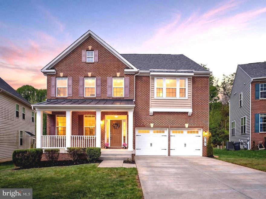 Welcome to this beautifully appointed 5-bedroom, 4.5-bath brick-front home in the prestigious Centennial Overlook community, offering the rare combination of modern construction (just 10 years young) and direct access to the scenic trails, lake, and wooded surroundings of Centennial Park. Thoughtfully refreshed and truly move-in ready, this home features fresh paint, newer appliances, stylish designer lighting, and brand-new carpeting on the upper level.
 ** The main level showcases gleaming newly finished hardwood floors and a bright, expansive living room with a cozy fireplace, seamlessly flowing into a private home office and formal dining room. The gourmet kitchen is a standout, complete with a large center island, upgraded countertops, double ovens, vented range hood, and premium stainless steel appliances, all opening to a sun-filled breakfast area and sunroom with access to the deck—perfect for indoor-outdoor living.
 ** Upstairs, the luxurious primary suite offers a spacious sitting area, an oversized walk-in closet, and a spa-inspired en-suite bath, while three additional generously sized bedrooms—each with sizable walk-in closets —include one private en-suite and a Jack-and-Jill bath. 
 ** The rare fully finished WALK-OUT basement adds exceptional flexibility with a fifth bedroom, bonus room, full bath, and a media/entertainment room pre-wired for theater-style living, along with a large recreation space.  
 ** Zoned for Centennial Lane ES / Burleigh Manor MS / Centennial HS school triangle and just minutes from shopping, dining, and everyday conveniences, this home offers unparalleled luxury and convenience in the heart of Howard County.  
  ***Schedule your private tour today. Welcome home!