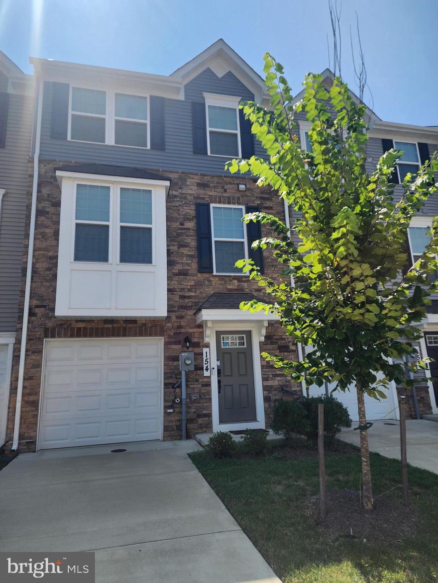 Welcome to your new home!!! Located in the Anchor Point Community, in Indian Head, MD minutes from the Naval Support Facility, sits this beautiful townhome. Features a one-car garage for your convenience. The first floor features a half bath and a room that could be used for storage, an extra bedroom, or an office. The second floor features a living and kitchen area that includes a dishwasher, microwave, and electric oven. There is also a balcony for entertaining or relaxation. The third floor features an owner suite with a full bathroom and walk-in closet, two bedrooms, a full bath, and laundry for your convenience. Located right off MD-210. Close to DC, The National Harbor, and Northern VA. Schedule your showing today. 

Applicant should have 650 or higher credit score and income 2x the rent. The applicant will be subject to a background check. First month's rent and security deposit are due upon lease signing.
