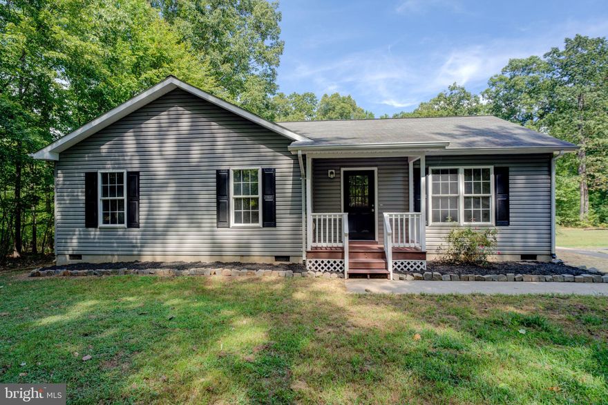 Beautifully Remodeled 3BR 1.5BA Rambler situated on a little over 2 Acre Lot! This one has been updated inside and out...Kitchen has brand new Stainless Steel Appliances, Granite Countertops and Cabinets! Bathroom has new Vanity and Fixtures...New flooring and fresh paint through out gives it that brand new feel! The updates do not stop on the inside, this one also has a new  HVAC...Schedule your showing soon, this one will not last long! ***PROFESSIONAL PHOTOS WILL BE UPDATED BY 8-30-23***