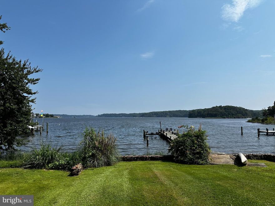 Multi-generational property located on the shores of Little Round Bay looking out across the Severn River and beyond.  Unobstructed panoramic views allow for year round enjoyment of all the ever changing scenery and wildlife activity on the water.  With almost 1.2 acres of land and 100ft of beach and waterfrontage along side the private deep water pier ( 10' MLW) with boat lift, this property has something for everyone and the potential is endless.  Renovate the existing 2000+ sqft, 3 bedroom 2 bath home or build your dream home on this spectacular site.  Quick access out to the Severn River to downtown Annapolis and beyond to the Annapolis Harbor and the Chesapeake Bay.  Conveniently located off General's Highway which provides quick access to downtown Annapolis, BWI, DC and 97. Welcome Home!