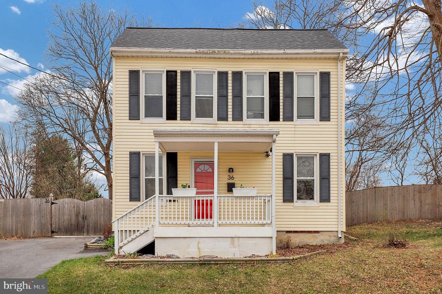 Come see this renovated 3 bedroom, 2 full bathroom Colonial right in heart of Westminster.  The first floor has been fully redone, freshly painted, & LVP flooring added.  The kitchen is complete with stainless steel appliances, tiled backsplash, granite countertops, & freshly painted too.  The main level also has the primary bedroom.  Upstairs there are 2 more bedrooms and again, everything has been redone, LVP flooring added and freshly painted.  Both full bathrooms have just been renovated too!  Outside you'll find a brand new 6' privacy fence, added a asphalt driveway for 4 cars, extensive landscaping that includes a rose garden, front garden, vegetable garden, added bushes and thee is even a built-in fish pond.  There is also a 12 X 12 shed for all of your outside tools.  The seller also poured a new concrete floor in the basement!  Washer/Dryer 2025!  All of this and the location can not be beat!  Very walkable to shops and restaturants!  Being sold "As-Is".  Check out the virtual tour!