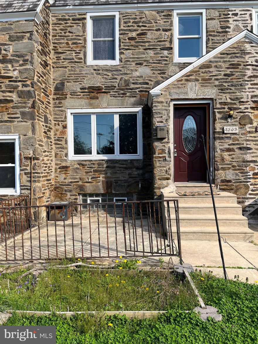 Nestled in the charming Overbrook Park neighborhood, this exquisite 3-bedroom, 1.5-bathroom townhouse offers a perfect blend of modern luxury and timeless comfort. This AirLite-style home has been thoughtfully designed to create an inviting atmosphere that feels like a true sanctuary. Step inside to discover a beautifully finished interior that boasts an array of high-end features. The spacious dining area is perfect for entertaining, while the upgraded kitchen is a culinary enthusiast's dream. The owner will install a stove. Featuring a stylish island, sleek countertops, and top-of-the-line appliances-including a gas cooktop, dishwasher, and microwave-this kitchen is both functional and elegant. The living areas are enhanced by ceiling fans that provide a gentle breeze, ensuring comfort throughout the seasons. The fully finished basement offers additional living space, perfect for a cozy family room, home office, or play area, allowing for versatile use that adapts to your lifestyle. Retreat to the serene bedrooms. Each room is designed to be a personal haven, providing ample space and natural light. The bathrooms are thoughtfully appointed, featuring modern fixtures that elevate your daily routine.  Rear entry, providing convenience and security. The surrounding neighborhood is known for its friendly atmosphere and accessibility, making it an ideal place to call home.  Enjoy the ease of modern living in a community that values comfort and connection. With its blend of luxury and warmth, this townhouse is ready to welcome you home. Close to public transportation and shopping.