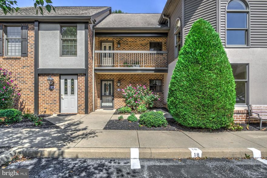 Welcome to Windsor Gardens in Lititz! This small community is the perfect spot to walk to downtown. This property is the original owner and on the 1st floor.  The back of the property opens with no-one behind you. As you enter the front door you will find an open floor plan that includes the dining area and living room. The living room opens to a 4 season room with lots of light. The kitchen offers a brand new gas range, dishwasher, garbage disposal and lots of counter space. and large pantry. There is a stackable washer and dryer in closet. The primary bedroom has a large closet with organizer. It also has a door out to the sun room for your early morning coffee and nighttime relaxation. The primary bathroom offers a double sink vanity and tub-shower.  Another room can be used for another bedroom or den, has closets and built-ins.  This condo community offers maintemce free living with sidewalks and streetlights.