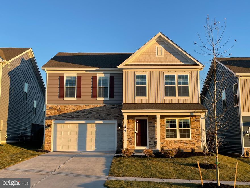 MOVE IN MARCH!  SUPER SPECIAL BELOW MARKET INTEREST RATE AVAILABLE.  ASK ABOUT CLOSING COST ASSISTANCE. Features an OVERSIZED 2 car garage with GROUND LEVEL BEDROOM AND FULL BATH, open living plan with Granite Kitchen Counters, White  Cabinets, Stainless Steel Appliances and Walk-in Pantry. Upper floor offers an owner's suite with private bath and huge walk-in closet, two additional bedrooms, an additional bathroom with included double sinks, and a convenient bedroom level laundry room with WASHER AND DRYER INCLUDED. West Wind offers convenient access to I-81 and all major commute routes.  Community features a playground, and large open park area. Featuring America's Smart Home, D.R. Horton keeps you close to the people and places you value most. Simplify your life with a dream home that features hands-free communication, remote keyless entry, SkyBell video doorbell, and so much more! It’s a home that adapts to your lifestyle. And with D.R. Horton's simple buying process and ten-year limited warranty, there's no reason to wait. *Photos are of a similar home and not actual home.