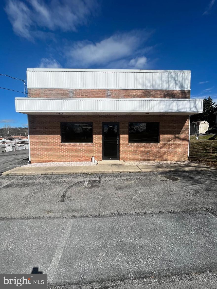 Looking for a small office close to all the modern conveniences yet affordable? Look no further than this 1000 sq foot office space looking for its new tenant. Formerly used for a construction company, it features multiple offices, reception area, and private storage and bathroom. Available immediately, bring your ideas! Call today
