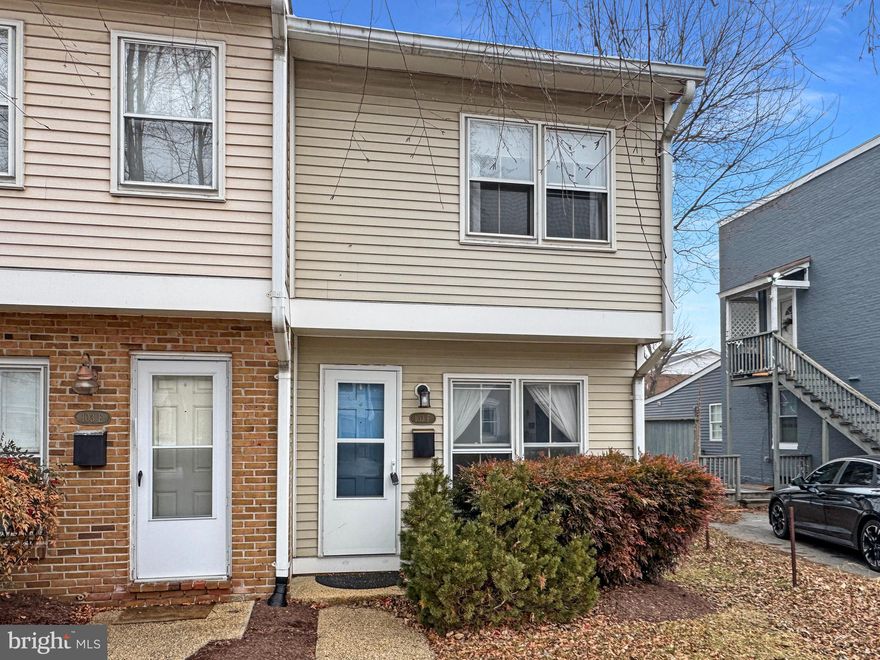 Move right into this end of group townhome style condo in the heart of downtown Frederick.  This home offers hardwood flooring throughout the main level.  The main level also includes a stackable full sized front loading washer and dryer.  The kitchen offer stylish cabinets, stainless steel appliances and granite counters.  The sliding glass door off the kitchen leads to a spacious deck which is perfect for outdoor dining or relaxing.  The upper level offers 2 bedrooms and 1 full bathroom.  In addition there is one assigned off street parking spot along with additional visitor parking on the rear.  The condo fee also includes water, sewer, snow removal and lawn care. Make this your new home today!