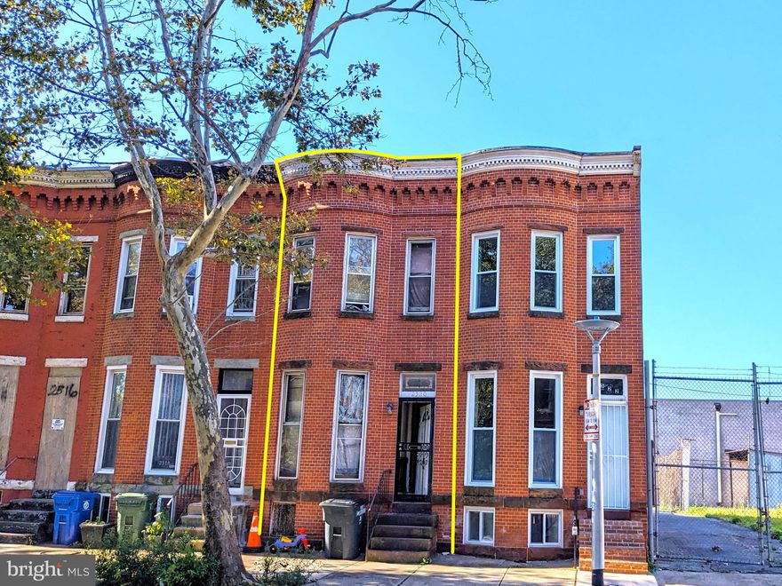 ONLINE AUCTION: Bidding begins 4/2/2025 @ 10:00 AM. Bidding ends 4/4/2025 @ 12:30 PM.  List price is the suggested starting bid. Deposit: $5,000. This 2-story townhouse is located in the Penn North neighborhood of Baltimore. Nearby amenities include Druid Hill Park and Druid Hill Lake, offering recreational opportunities. The property provides easy access to the major traffic artery, W North Ave, facilitating convenient travel throughout the city.
