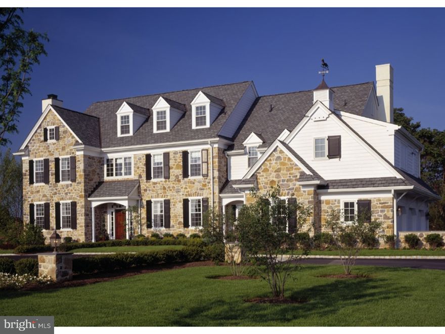 Base price for the Liseter Floor Plan. Base price does not include a lot premium of 90,000. New community of 57 custom built homes on one to two plus acre home sites in Newtown Square.  Distinctive home designs by Michael Visich Architects.  Quality standard features i.e...Sub-Zero refrigerator, Wolf range, site finished hardwood floors, Pella windows, Woodmode "Brookhaven" cabinets. Other floor plans available. Photos are of model home and may show upgrades not included in the base price. Details and brochure available. Open Sunday 12-5 or by appointment. "photos and virtual tour shown are for custom options".  This listing is for marketing purposes and a home has not been built yet. Photos are of  a past model home and may show upgrades not included in the base price. Details and brochure available. Open Sunday 12-5 or by appointment.