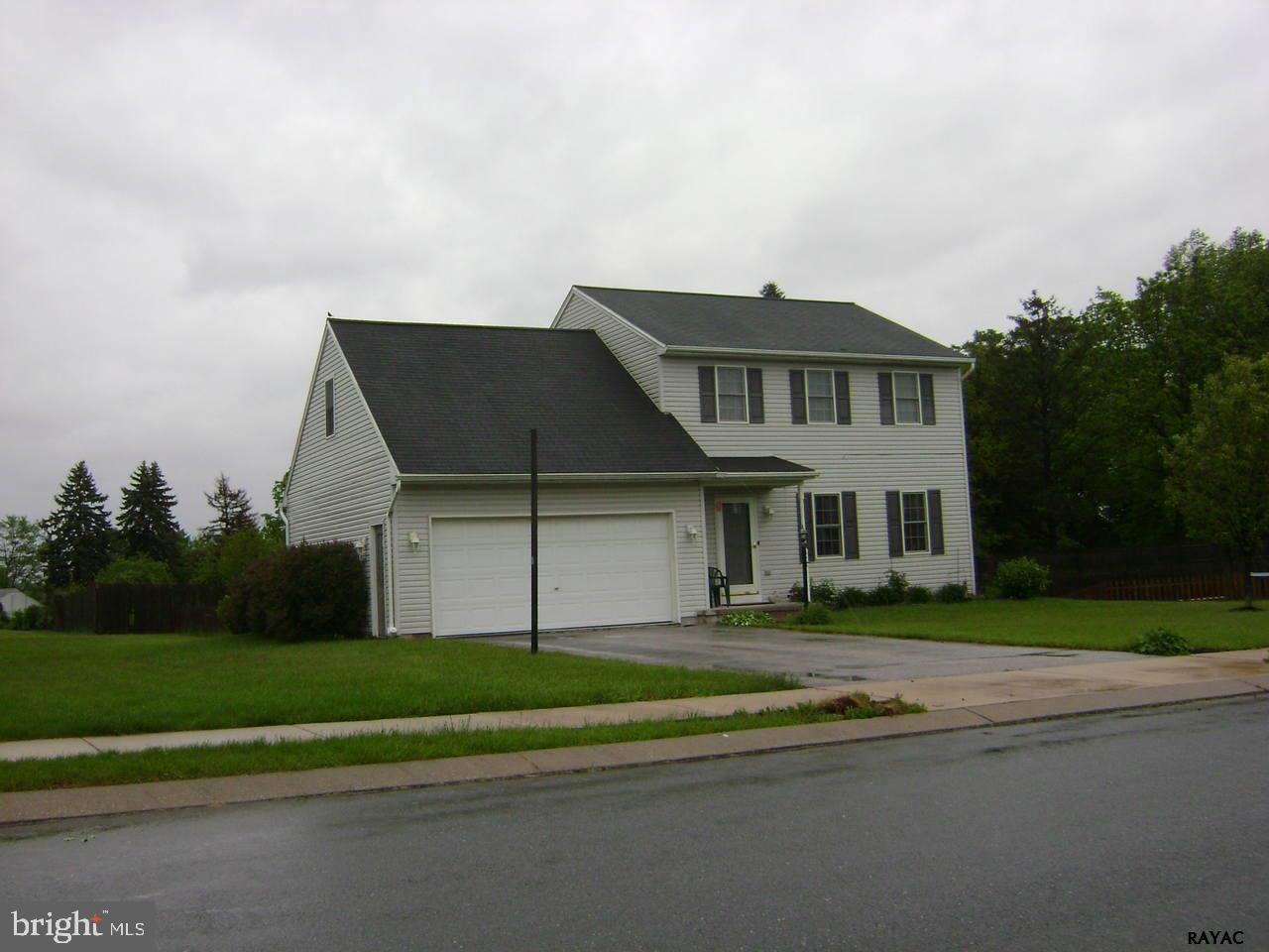 Move in w/No Money Down!! USDA/Gov't low % financing available on this property. 4 BR & 2.5 BA w/2 car garage tucked away in quiet neighborhood close to Weiglestown Elementary School. Fenced yard, nice rear patio, and 1st flr laundry w/half bath! Call today for more Info!