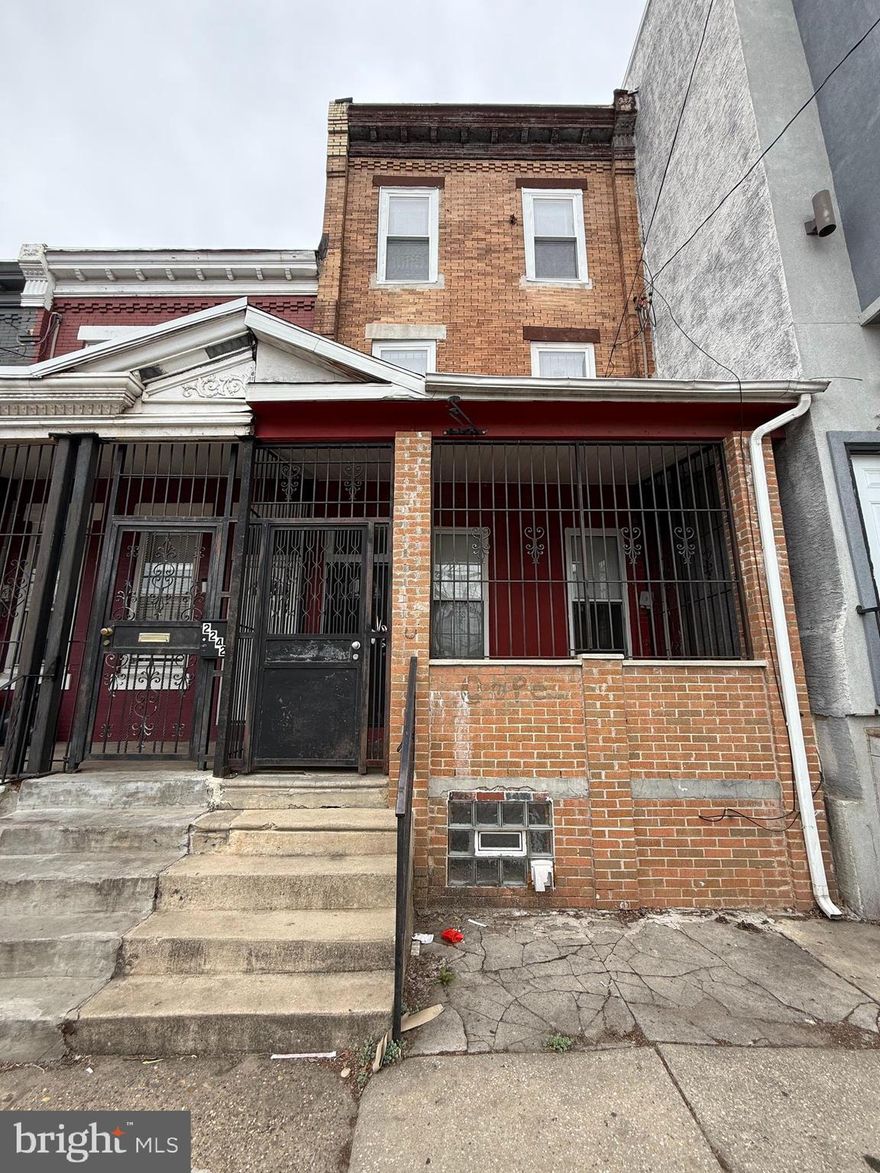 Welcome to 2244 North 12th Street, a versatile duplex in the heart of Philadelphia! This property offers a unique opportunity with two distinct units, perfect for a variety of living arrangements. Unit 1 features 3 spacious bedrooms and 1 bathroom, providing a comfortable and cozy living space. Unit 2 spans two floors and includes 4 bedrooms and 2 bathrooms, ideal for those seeking a bit more room to spread out.

With a total of 1,869 square feet of living space, you'll find plenty of room to make this property your own. The home includes essential amenities such as air conditioning and a large basement complete with laundry facilities, adding convenience to everyday living.

Step outside to discover a decent-sized backyard and a welcoming front porch area, perfect for relaxing or entertaining. The property's strategic layout makes it a fantastic choice for those looking to invest in rental opportunities. Don't miss your chance to own this charming duplex with endless potential. Schedule your viewing today!