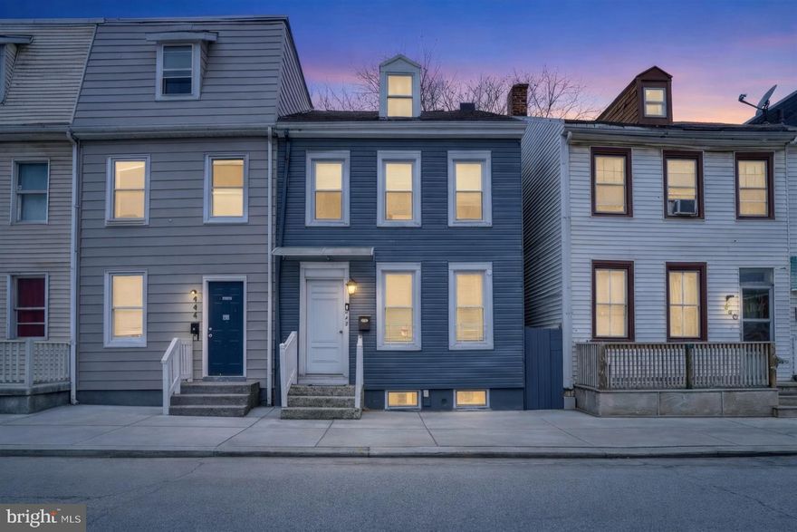 Discover this affordable and beautifully updated 3-bedroom, 1.5-bath home with a 2-car detached open garage located in the heart of York City. Step inside and enjoy tasteful updates throughout, including luxury vinyl plank flooring, a spacious dining area, convenient first-floor laundry, and a half bath on the main level. The kitchen features stainless steel appliances, tile backsplash, and plenty of storage.

Upstairs you’ll find two nicely sized bedrooms and a refreshed full bathroom. The third floor offers a large open bedroom, perfect for a primary suite, guest room, office, or play space. The yard is fully fenced, and the home offers natural gas heat and central A/C for year-round comfort.

With low property taxes and modern updates already completed, this home is move-in ready and a smart alternative to renting — you can own for less than you can rent! Perfect for first-time buyers, downsizers, or investors. Opportunities at this price point don’t last long . schedule your tour today before it’s gone!