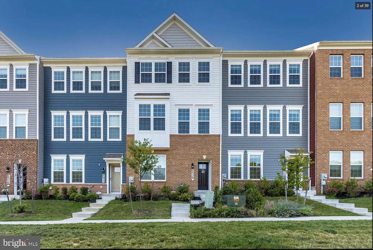 Experience bright, contemporary living in this beautifully appointed, four-year-old townhome, ideally situated in the sought-after community of Frederick, Maryland. This spacious residence offers the comfort and feel of a single-family home, featuring a convenient two-car rear-entry garage. The main level boasts an inviting eat-in kitchen with a generous island-perfect for both everyday meals and entertaining guests. Upstairs, the expansive owner’s suite impresses with abundant closet space and ample storage options. The versatile lower-level recreation room provides a cozy retreat, ideal for relaxation, a home office, or a playroom. Modern gray cabinetry and luxury finishes throughout create an elegant yet welcoming atmosphere you’ll love coming home to. Additional highlights include west-facing views overlooking New Design Road, and immediate availability for occupancy.
Please note, this is a middle-unit townhome (not an end unit). Don’t miss the opportunity to make this exceptional property your new home in Frederick!