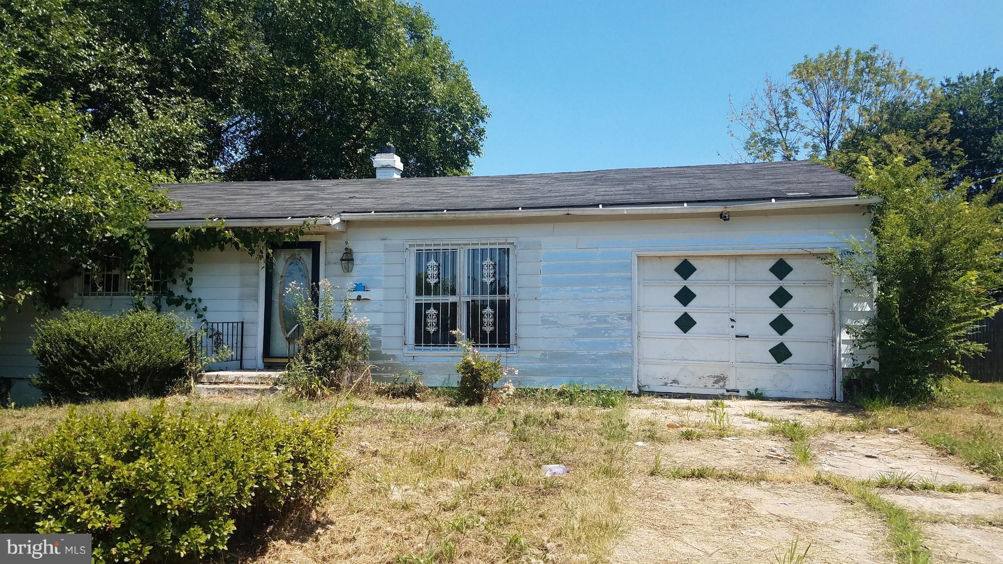 Investor Opportunity. Property is Sold AS-IS. 75% gutted. Everything has been ripped out of the basement giving you an open floor plan to work with. The drywall in place on the main floor. One investors loss can be your gain. CASH offers only. Title work has already been completed. FULL gut rehab, new roof, electric, plumbing, HVAC, landscaping and all finish work NEEDED. Cash Offer or HM.