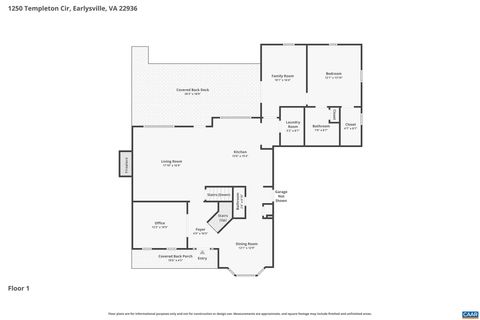 Tiny photo for 1250 Templeton Cir, EARLYSVILLE, VA 22936 (MLS # 676249)